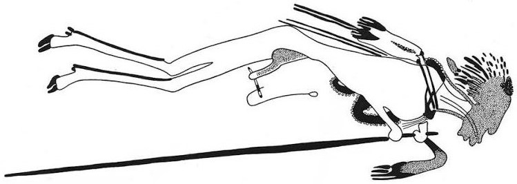 Therianthropic Figure Rock Art