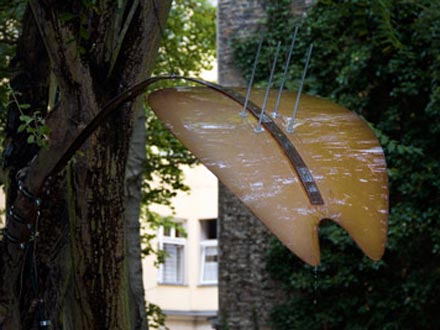 TREES WITH SENSORS, installation by Carlos Sandoval, 2006-2010